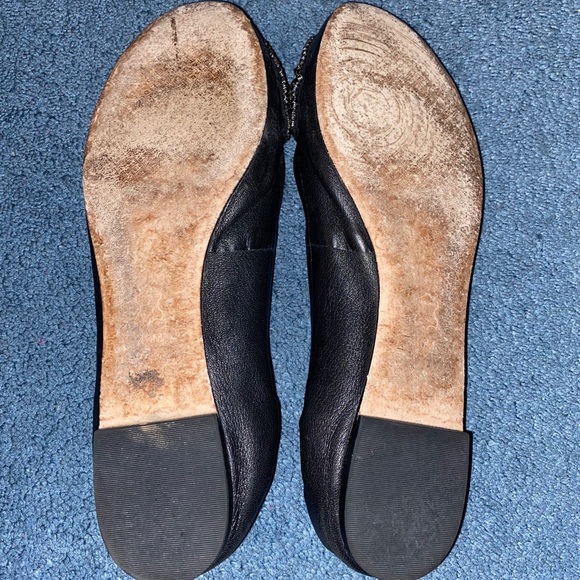 Tory Burch Black Flats With Bow - Picture 5 of 5